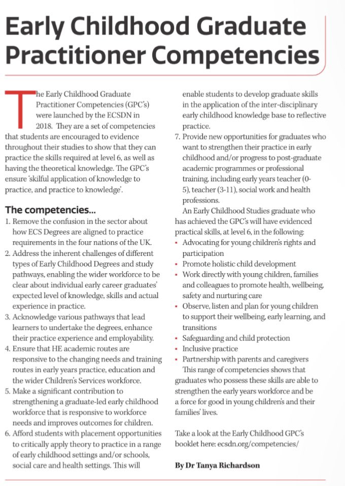 Early Childhood Studies Degrees Network ECSDN on Twitter "Within the