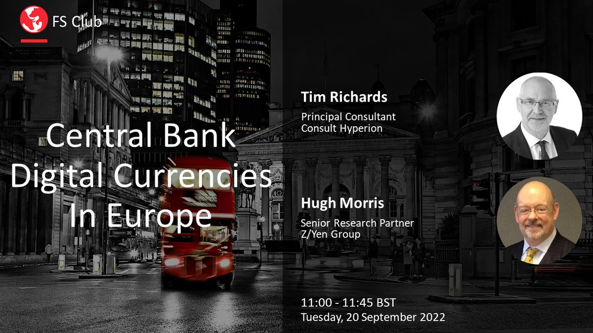 How do CBDC's fit into the European payments ecosystem? Find out more by joining our free webinar fsclub.zyen.com/events/all-eve…

<a href="/chyppings/">Consult Hyperion</a> <a href="/Norfico/">Norfico</a> #DigitalCurrency #CBDC #Europe #CentralBanks #Finance