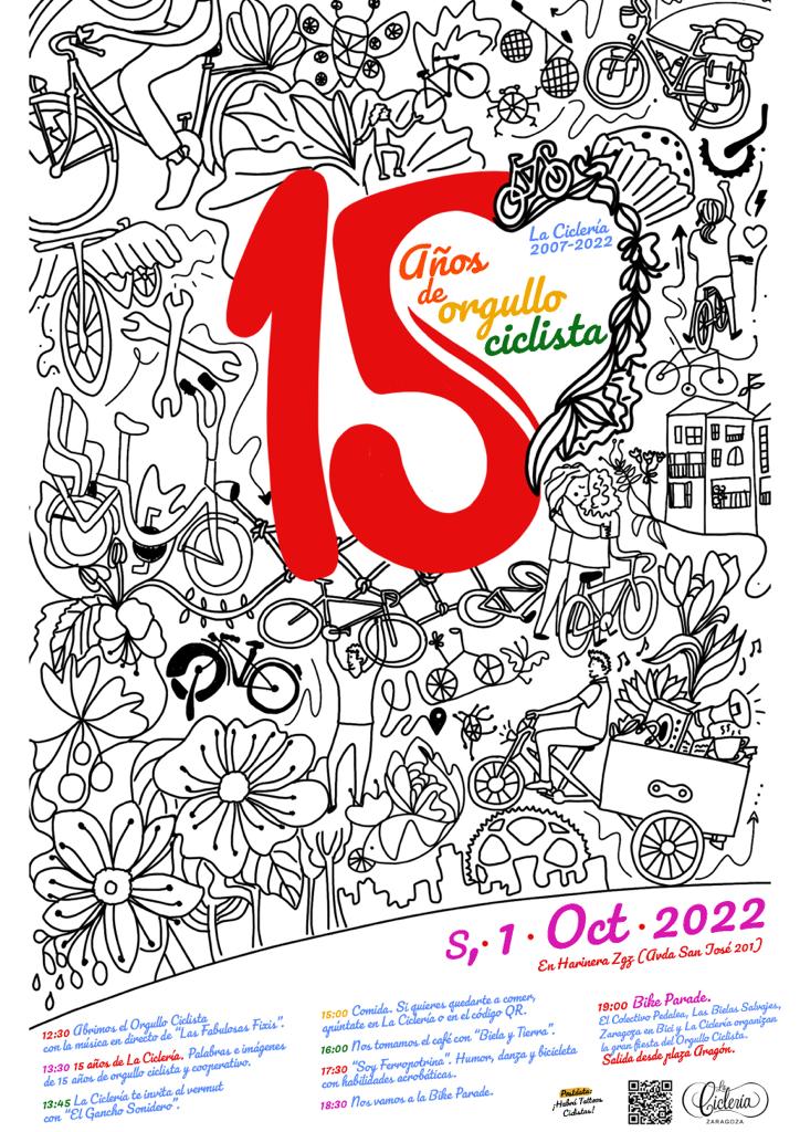 ✊🏾❤️EL 1 DE OCTUBRE CELEBRAMOS 15 AÑOS DE ORGULLO CICLISTA🥳

La Ciclería cumple 15 años de vida en 2022. Quince años caminando hacia la utopía. Y como no podía ser de otra forma lo queremos celebrar con todas las personas que nos habéis acompañado durante todos estos años. (1/6)