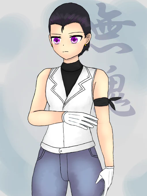 (無性にオールバック男装っ子が描きたかったので)うちの子 