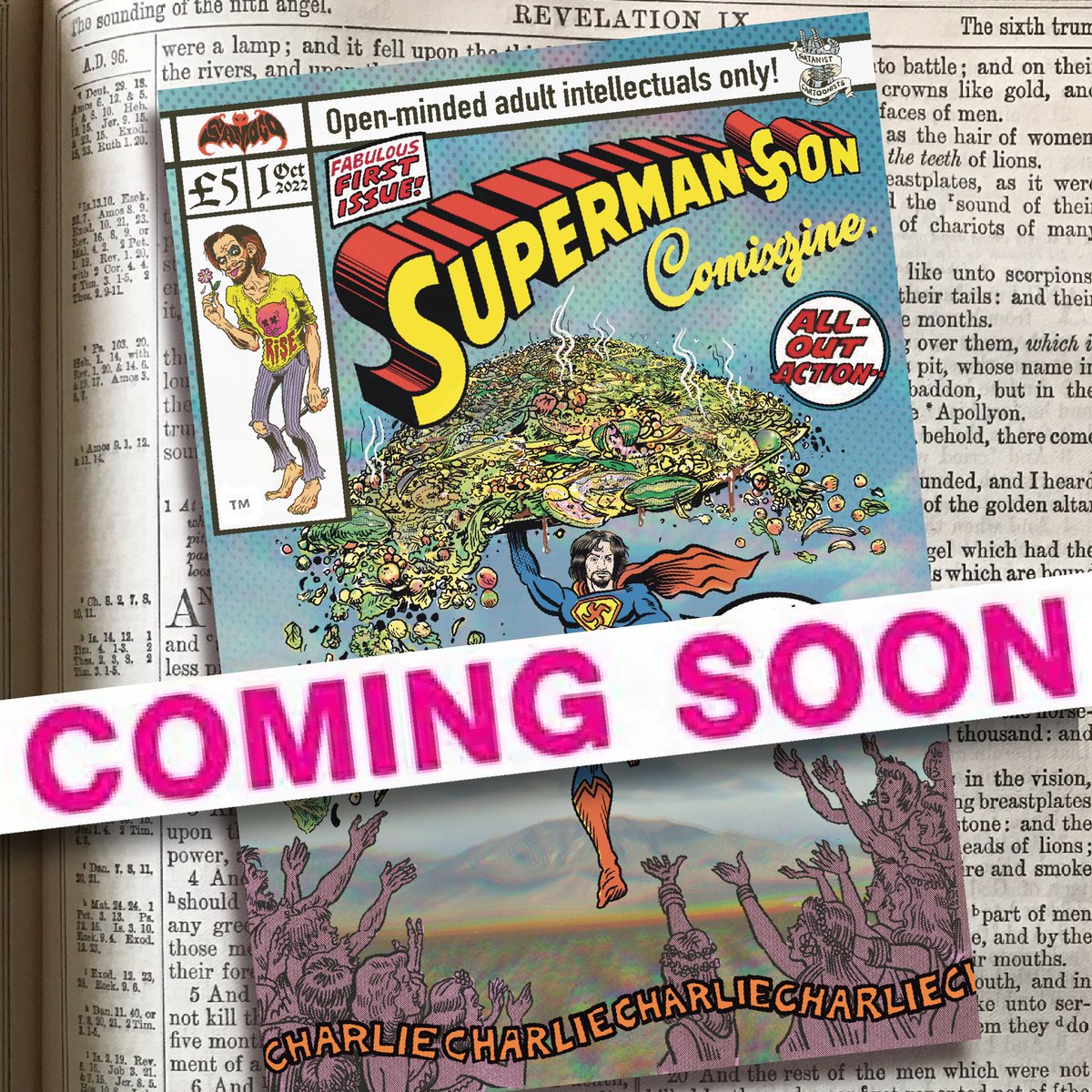 Coming soon! To coincide with the release of the UK edition of #themansonfile The SuperManson Comixzine issue 1! Features contributions from <a href="/NikolasSchreck/">Nikolas Schreck</a> <a href="/jasonatomic/">Jason Atomic</a> and more…