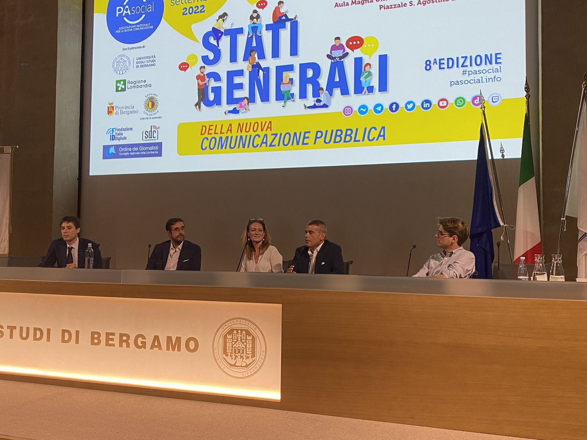 “Proteggere, informare, coinvolgere e servire i cittadini grazie ad una PA social-first”. Ne parliamo con <a href="/marzia_sandroni/">Marzia Sandroni🌞</a> <a href="/fameloni/">Fabrizio Meloni</a> <a href="/diritto2punto0/">Ernesto Belisario</a> e Nicola Zanata e Emanuele Mazzuca di Hootsuite #PASocial