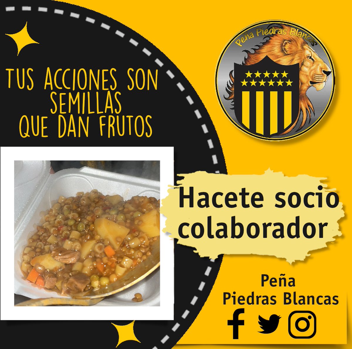 PB_CAP's tweet photo. También nos podes ayudar haciéndote socio colaborador , entre todos se puede 💪💛🖤 https://t.co/F52uPJz0x2