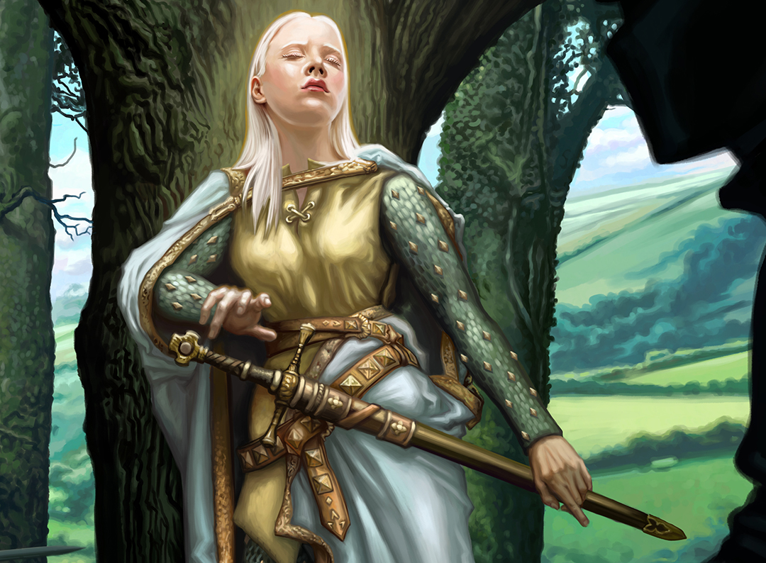 CraigMaherArt's tweet photo. Edelheill the Blind Knight - Chromata
.
#fantasyart #chromata #craigmaher #blindfighting #magic #whiteknight #illustration https://t.co/F9nJzeb2mY