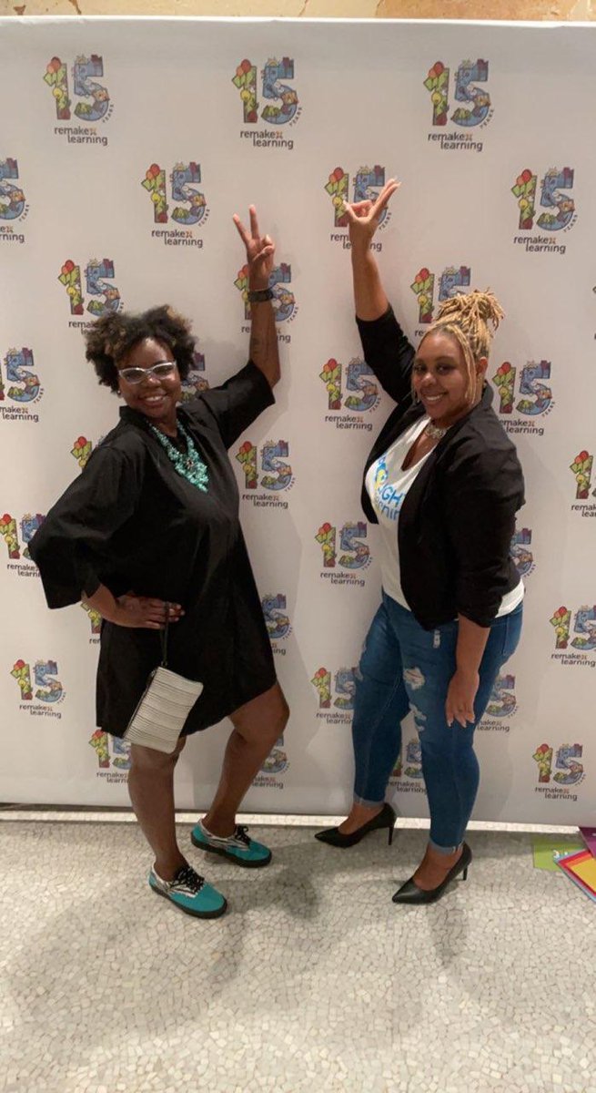 shelleemoye's tweet photo. @remakelearning #remake15 and cheers to the next 15 🎯💯🙌🏿🎉 https://t.co/POW6lFimmO