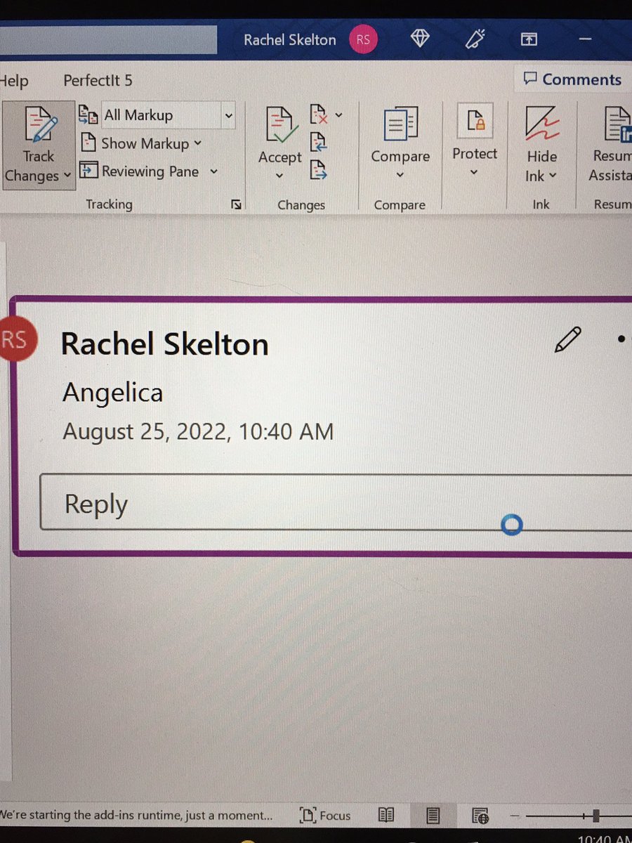 EditingSkeleton's tweet photo. Sometimes when I’m editing, I don’t want to stop to type out a full comment, so I’ll leave myself a shorthand note for later that I know I’ll understand. Can you guess what this one means? #AmEditing https://t.co/9AHrZN0xYa