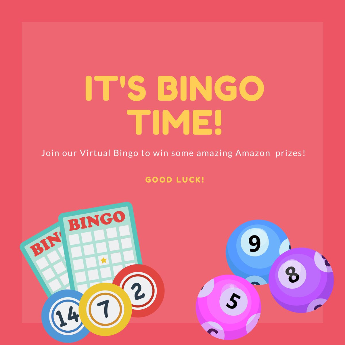 LifeatOutlook's tweet photo. What better way to kick off the weekend than with Bingo!?
Let the Amazon junk prizes be the drive you need to join our Zoom bingo date!
#lifeatoutlook #bingo #virtualbingo #amazonprizes https://t.co/o9hxJK6o6Y