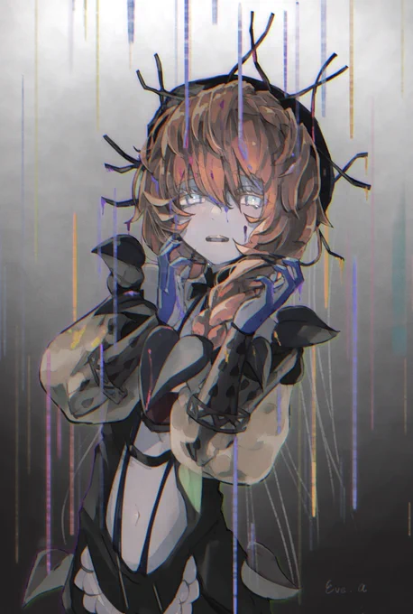 1年前の絵だけど、この頃の少しダークで尖った絵柄もっかい思い出したい 