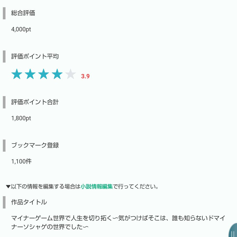潟湖 なろう作者分析