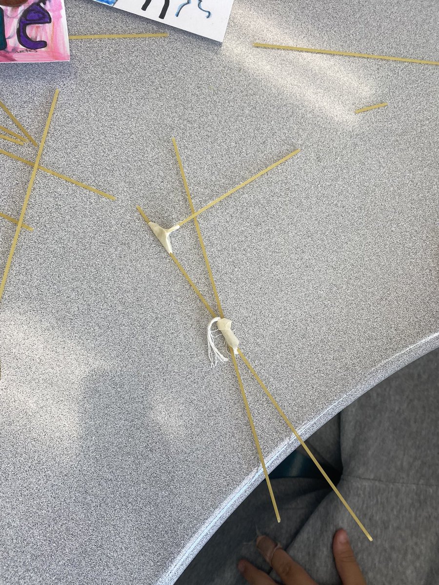 Ss demonstrated amazing collaboration and communication when completing the spaghetti tower challenge #ocsbDL <a href="/STM3Mirault/">Ms. Mirault’s Classroom</a> <a href="/ThomasMoreOCSB/">St. Thomas More School</a>