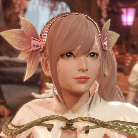 a_MHRise's tweet photo. モンハンリハビリ中🎮
載せる画像ないので
メイクなし、メイクありで
ゲーム内でもこんなに違うのかと
びっくりした比較画像載せておく

←メイクなし　メイクあり→ https://t.co/fBb90AONB7