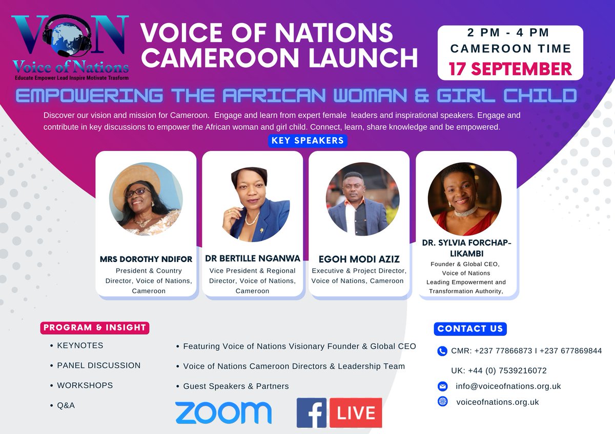 VoiceofNations1's tweet photo. YOU ARE INVITED TO THE VOICE OF NATIONS CAMEROON LAUNCH AND THE BLACK HISTORY MONTH BOOK TOUR &amp; LAUNCH - https://t.co/X3diLfIJnX https://t.co/2xXivhJzft