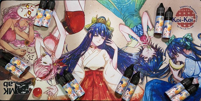 #フェチフェス20
#プレゼント企画 
#MKlab #VAPE
9月18日綿商会館、小本田絵舞のブースで
MKlab提供Koi-Koiリキッドプレゼント
(みっくすじゅ〜す15ml)

RT、引用RTで1本😋
プレゼントリキッドのツイートでプラスもう1本😋
この機会にぜひ 