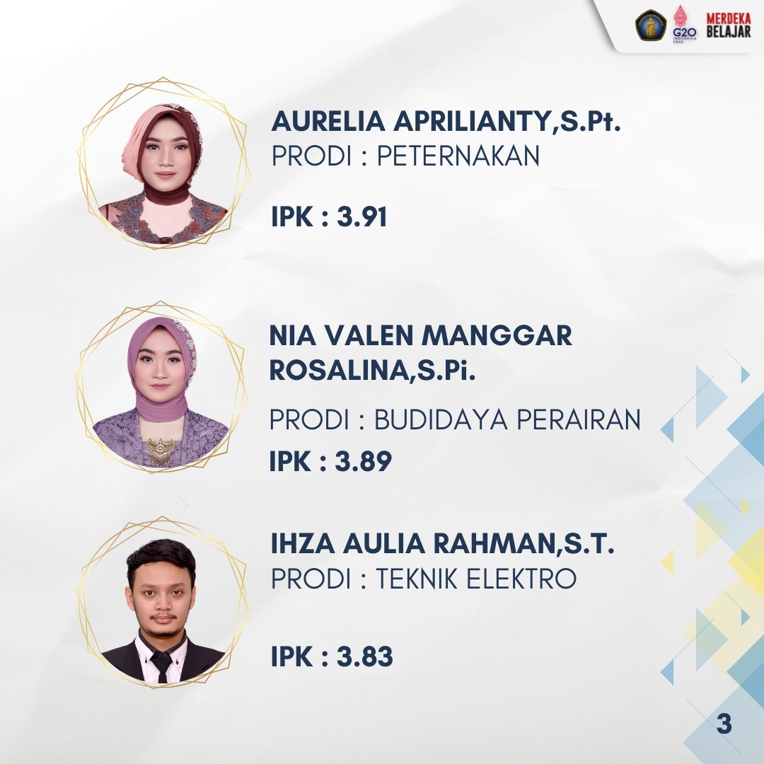 UB_Official's tweet photo. Berikut para wisudawan terbaik yang akan di lantik besok pagi. Siapa saja? Mari kita slide! https://t.co/U5JpJlfBPm