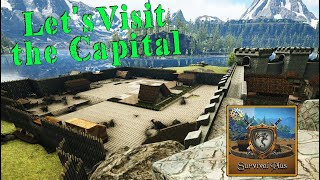 zadirakindle's tweet photo. We went to the big city to see how the other side lives after we show off our new Archer Tower! #ARKSurvivalEvolved #SurvivalPlus #ArkLife #ArkFun #playARK https://t.co/t4YgI9dLwE