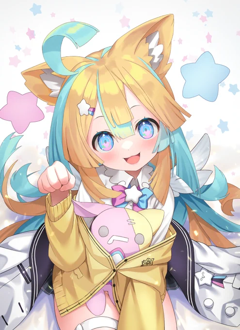天川はのちゃん、3周年おめでとうございます!!そして、ずっと描きたかったのですがやっと新衣装で描けました!#はのーと 