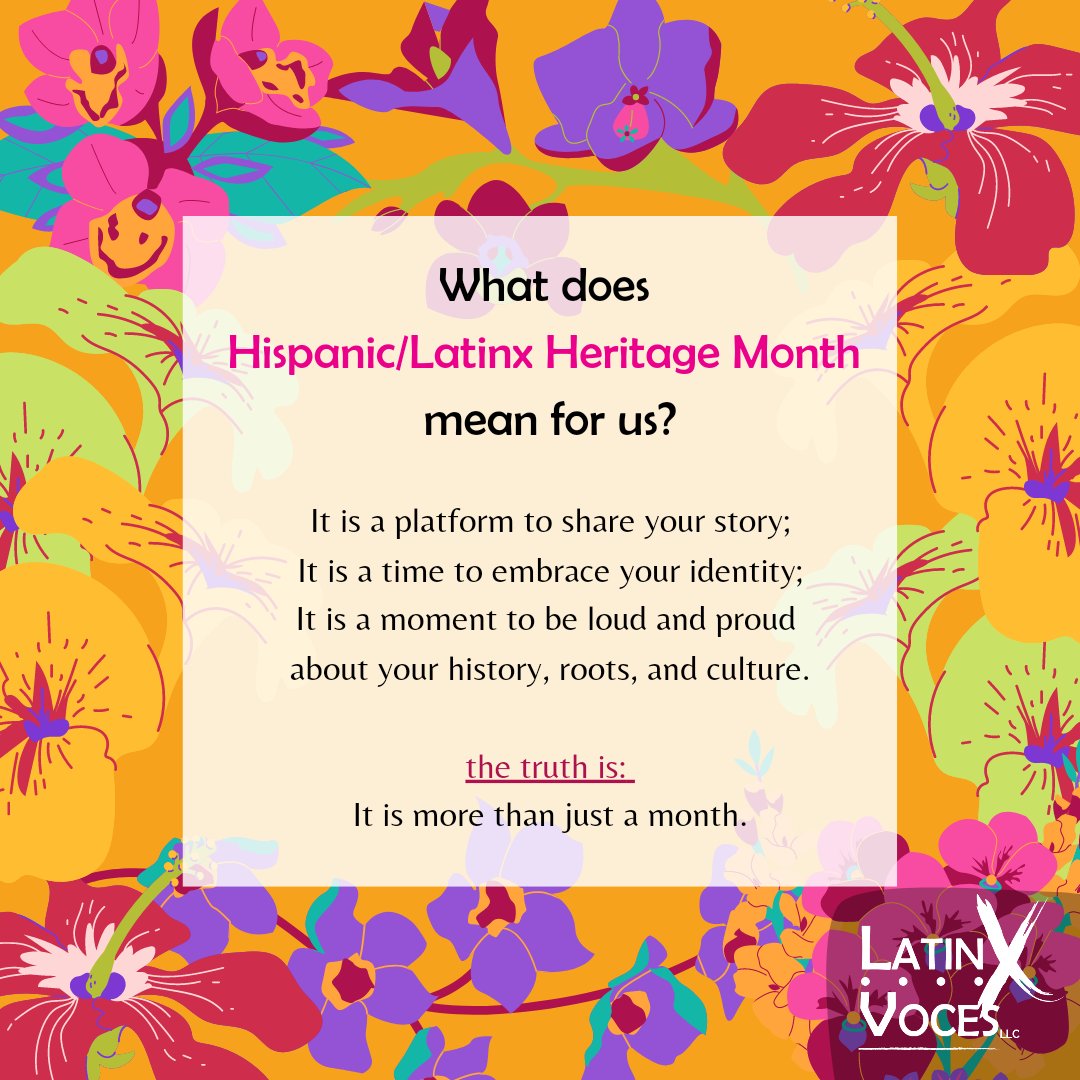 ltxvoces's tweet photo. 🎉This #LatinxHeritageMonth #HispanicHeritageMonth- we are excited to celebrate our latinidad, history, and culture. But for us, it is more than just a month.
Share your story today: https://t.co/AaC5U5OuuU
#nuestracomunidad #SuVozImporta #MiVozImporta #MyStory #YourStory https://t.co/pkGxqbOTiV
