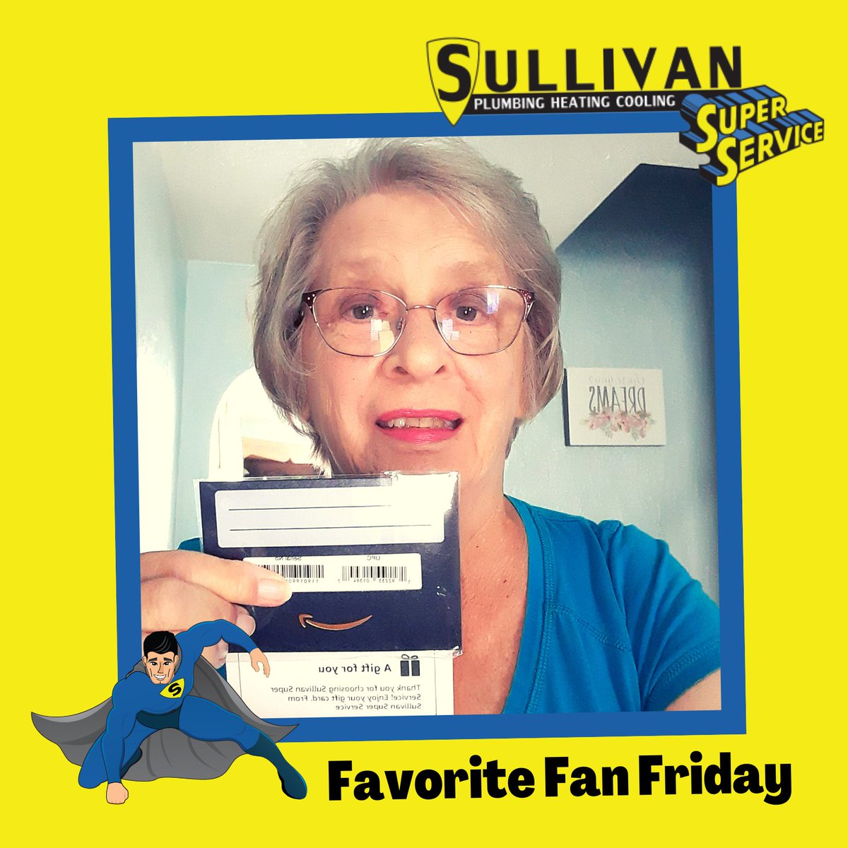 SullivanService's tweet photo. 👏Congrats Carol👏 on winning our #FavoriteFanFriday contest! We hope you enjoyed spending your $50 Amazon gift card!
Could you be our next winner? 🤔 Like, comment, and post on our social media pages to win!
.
.
.
.
.
#amazongiftcard #friyay #weloveourcustomers #familyowned https://t.co/ex1lPe85tc