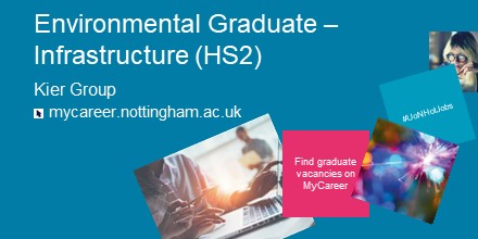 🌍Environmental Grad wanted by @kiergroup!Tasks include ecological surveys📋 assessments 📊 habitat surveys✍️protected species surveys 🦡and implementing their #sustainability strategy ow.ly/eumt50KEwCn #UoNHotJobs