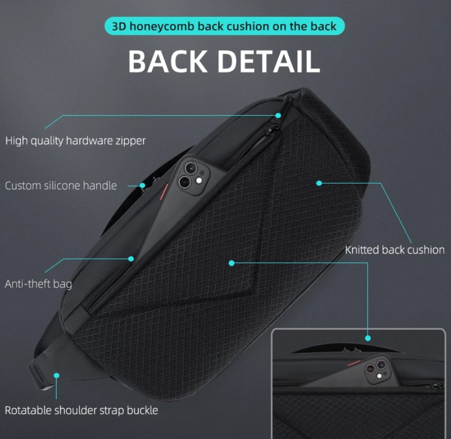 LASZLOMVA's tweet photo. Fenruien 2021 New Crossbody Bag For Men Watertproof Male Shoulder Bag
🎒🎒🎒
https://t.co/xKEI04vDba 58%off 
60.84—>25.55$ with 2 coupons 🔥 for 24 hrs only

#apple #Trending #USA #RetweeetPlease 
⚫️ We offer the follower the best discount periods🔥 https://t.co/iyiRXoAOqa