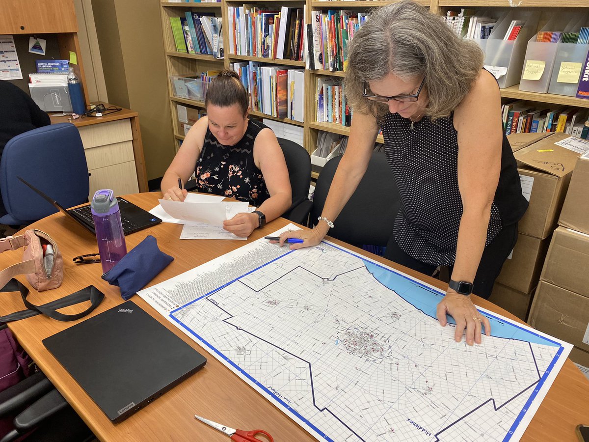 Today we are planning the many routes to prepare and deliver over 200 sound walls to our many TVDSB elementary schools.