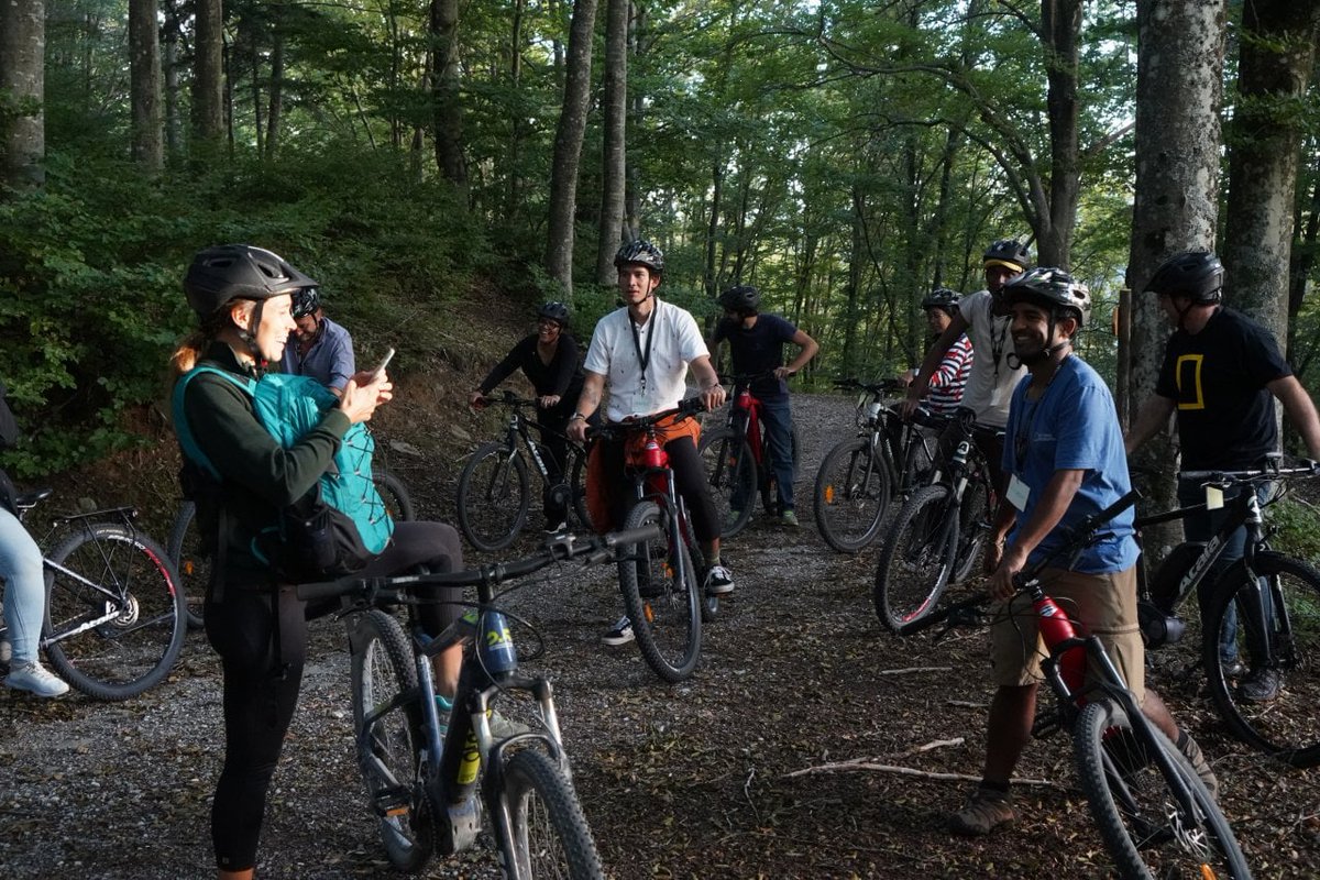 InsideNatGeo's tweet photo. Thirteen #NatGeoExplorers gathered in Italy at Oasi Dynamo nature reserve to share their stories, get training, and inspire one another! Together, they learned about sharks, biorobotics, exiles, and much more.
Thanks to our wonderful hosts #OasiDynamo! https://t.co/sQmvOYMzVM
