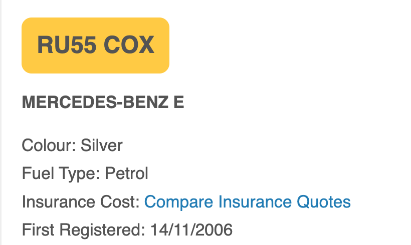 Telecoda's tweet photo. I saw this car for sale at my local garage. I wish I'd took a photo, but I did look up the reg afterwards.

Definitely a vehicle for @_rsc #golang

https://t.co/YNzgDoMiEx

Almost 200,000 miles and still going strong https://t.co/dpLSvzsVDy