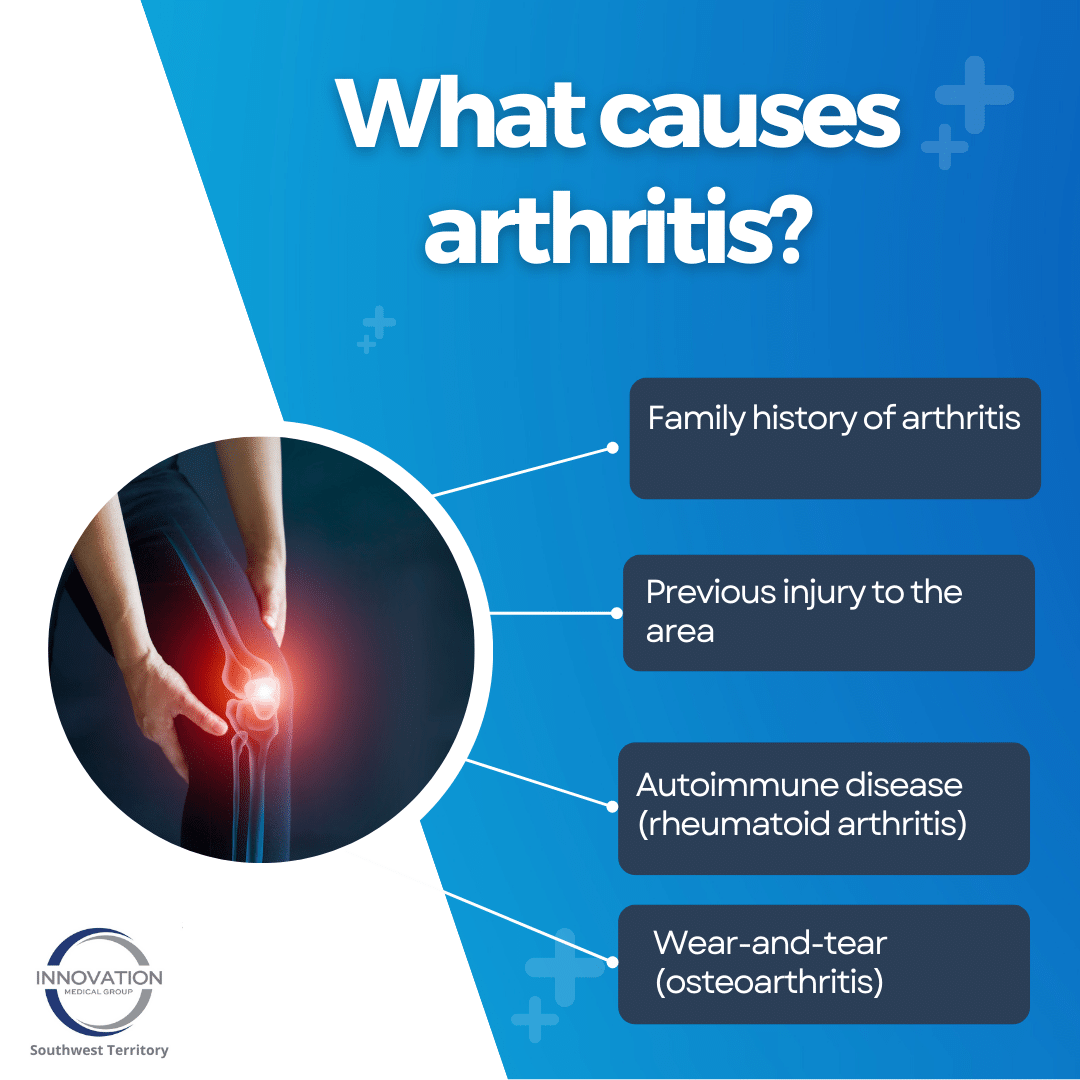 IMGSouthWest's tweet photo. What causes Arthritis?

Here are some factors that could be involved. https://t.co/Gpz9STIx8N