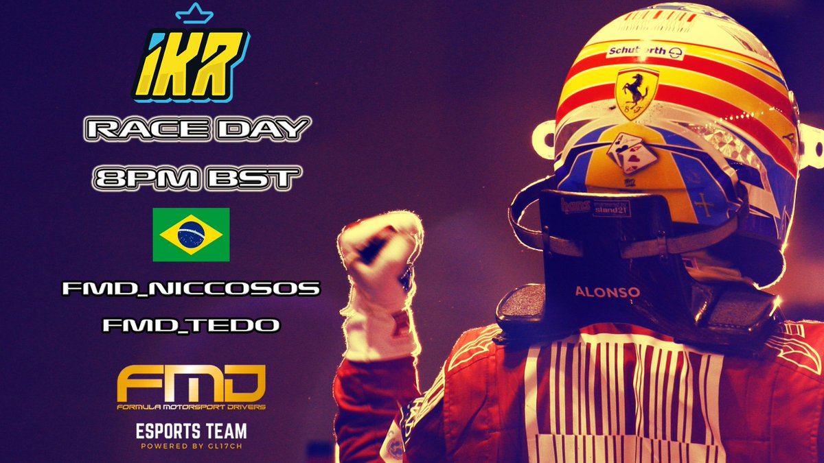 Race day in Brazil, lets go Boys💪