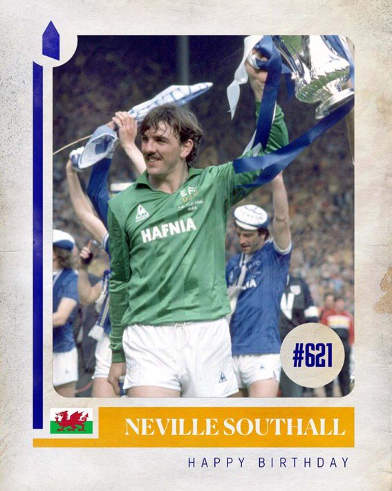 Happy Birthday Neville Southall, an Everton Legend.  