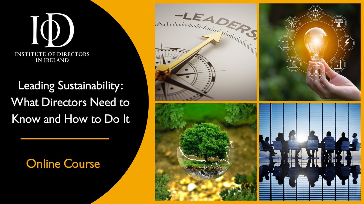 Limited places remaining! Strengthen your organisation's orientation towards sustainability with our online #ESG course titled, ‘Leading Sustainability: What Directors Need to Know and How to Do It’. This essential course is led by <a href="/simonhaslam/">Prof. Simon Haslam</a>. Book now:ow.ly/ijVJ50KLz6Y