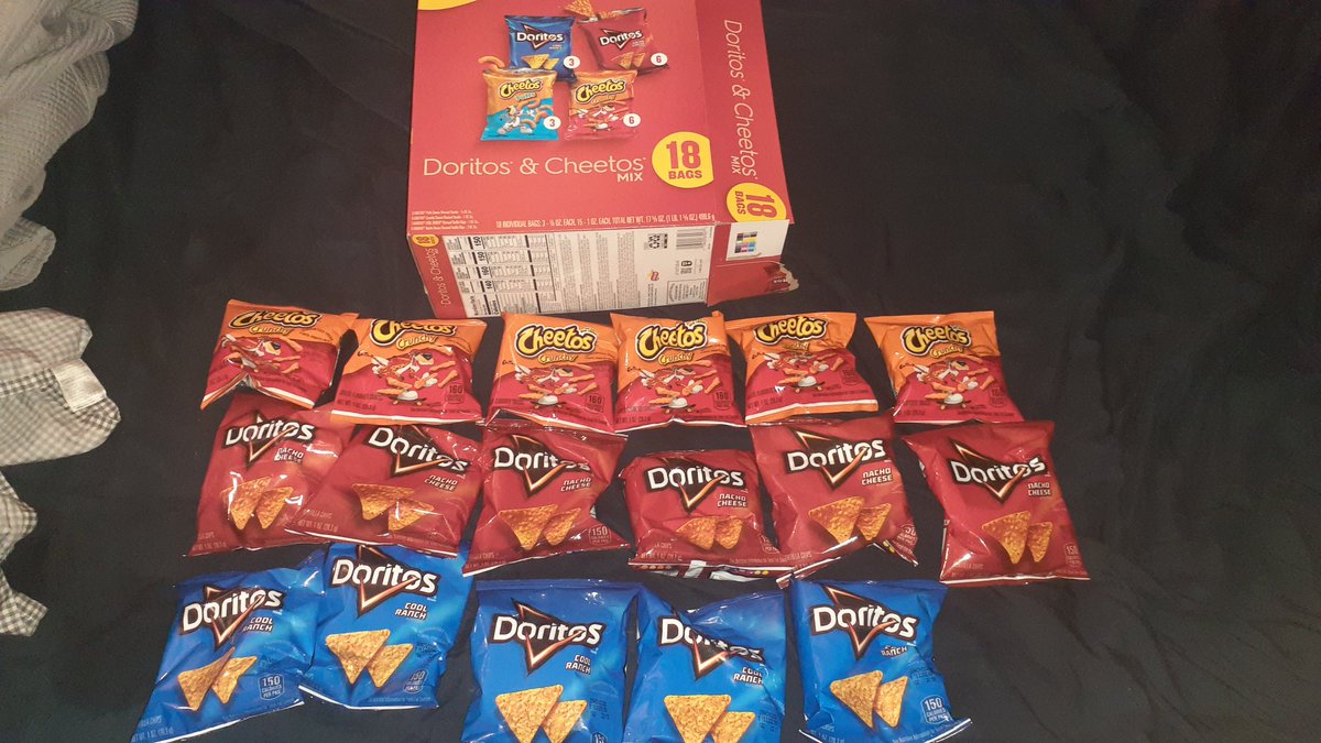 Tinkbella29's tweet photo. @Fritolay ummmm I believe you all forgot something.
3 bags of Cheeto Puffs PLEASE!
You've got some 'splainin to do https://t.co/A0ZMUmF0AF