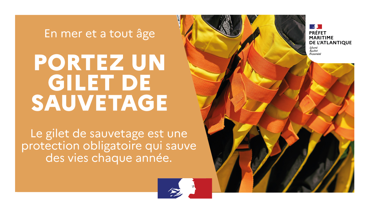 premar_ceclant's tweet photo. #SécuritéEnMer #CSLN | Pour celles et ceux dont l'appel du large est plus fort que l'ouverture de sites et lieux d'exception ce week-end à l'occasion des @JEP : n'oubliez pas que le port du gilet de sauvetage est obligatoire ! https://t.co/nbdffgQiSF