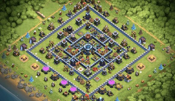 PocketTactics's tweet image. Protect your town hall and evade the hordes of goblins, with our Clash of Clans bases guide 🏰

 ➡️ pockettactics.com/clash-of-clans… #mobile #mobilegaming #clashofclans