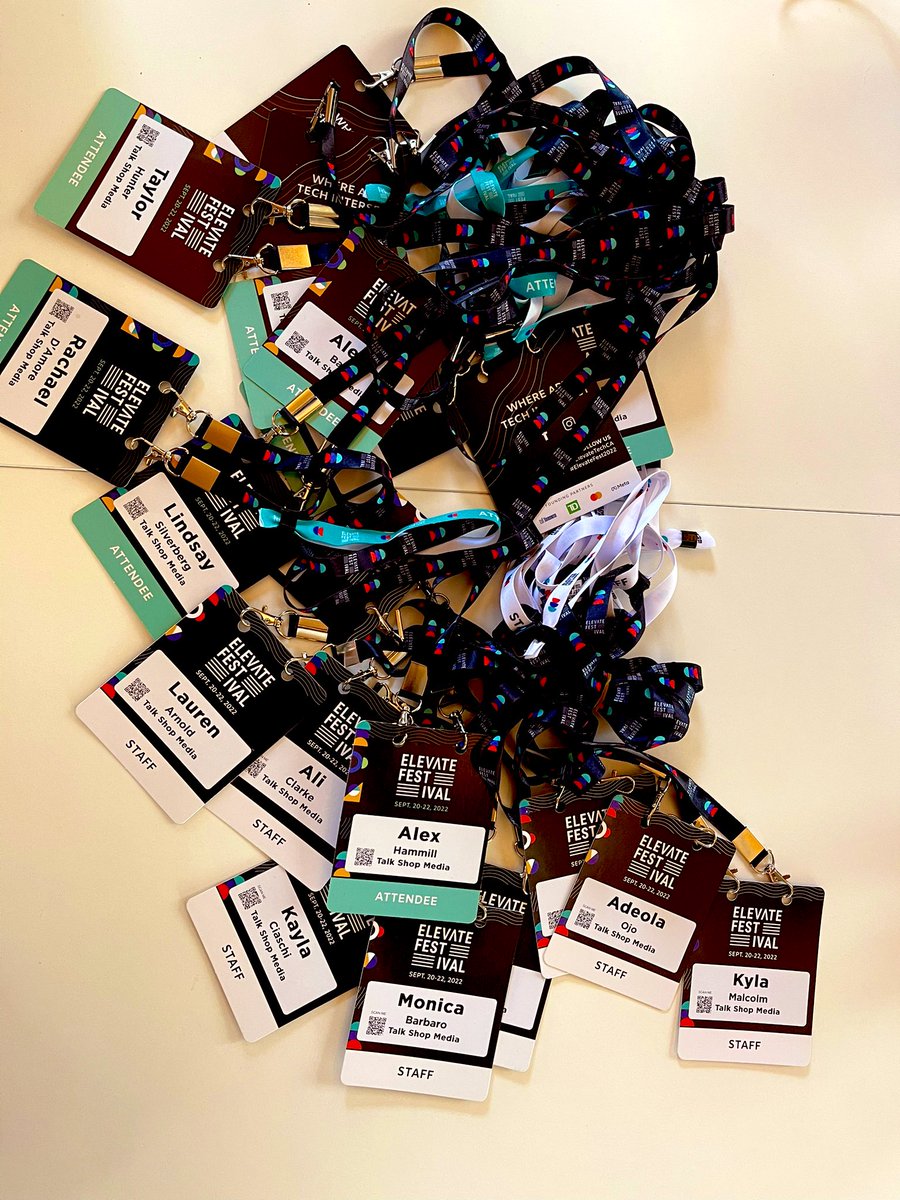 Can’t wait to see so many of y’all at <a href="/ElevateTechCA/">Elevate</a> next week - catch the <a href="/TalkShopMedia/">Talk Shop</a> team there in full force!💫✨ #ClientLove