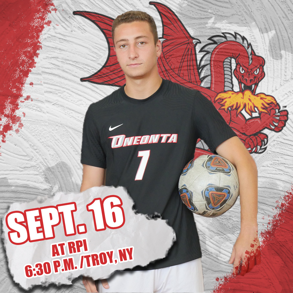 After playing their first few matches at home <a href="/Oneonta_MSoccer/">Oneonta Men's Soccer</a> travels to take on RPI today at 6:30! #HereWeGoO #d3soc