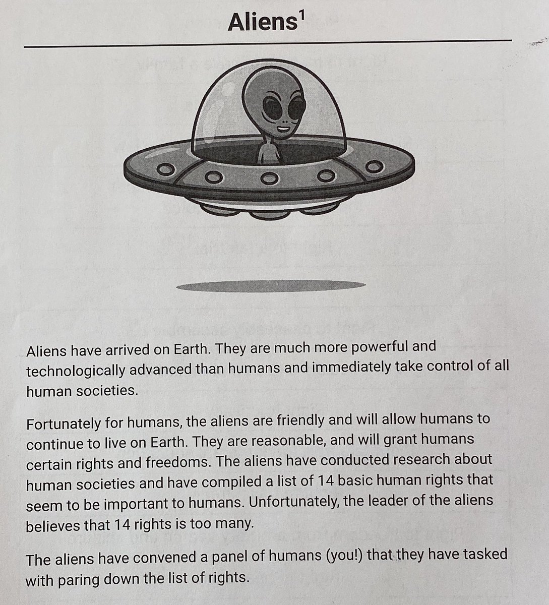 misternobles's tweet photo. We are really excited to learn about fundamental constitutional rights as we celebrate Constitution Day in the context of... Aliens. @StreetLawInc #ruleoflawforall https://t.co/A8fAbsMJzG