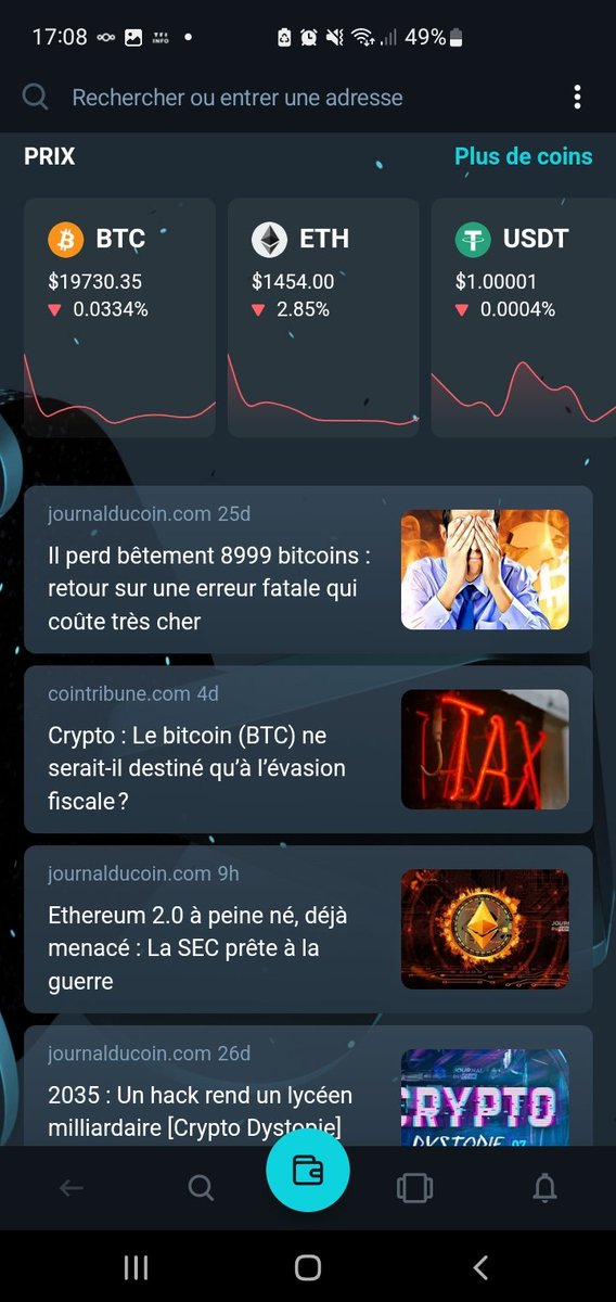CryptoTec31's tweet image. #Opera

Vraiment conquis par le navigateur Crypto d'Opera.

La transition va se faire rapidement, pour tout ceux qui vivent cryptos au quotidien.

Essayez et adoptez si celui-ci vous plaît ! 😉