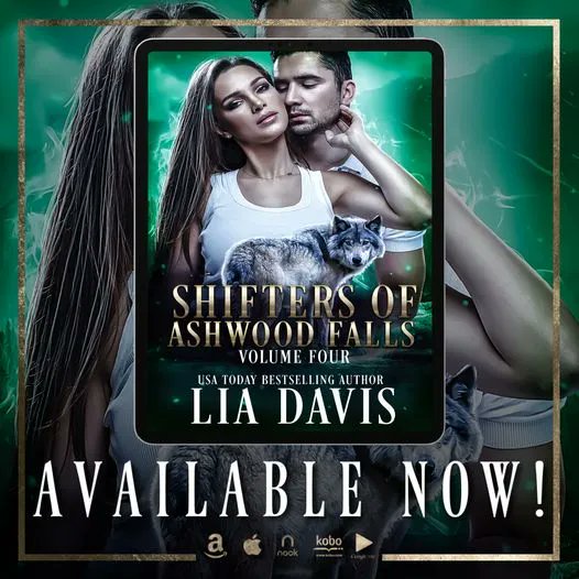 The Shifters of Ashwood Falls Volume Four bundle is here!
Get it on your favorite platforms.
Universal: buff.ly/3S4mm1K
#pnr #paranormalromance #shifterromance #wolfshifters #leopardshifters #shiftersofashwoodfalls #nowavailable #nowlive #romancecollections #romanceboxset