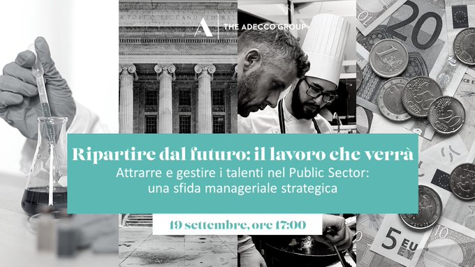 aamalacrida's tweet photo. Il #SettorePubblico sta vivendo una fase di profonda trasformazione. Per approfondire il tema lunedì 19/9 è in programma la 2° tappa de #Illavorocheverrà "Attrarre e gestire i talenti nel #PublicSector: una sfida manageriale strategica". Per iscriversi https://t.co/hwF6tngyWD. https://t.co/RepcfXTAdc