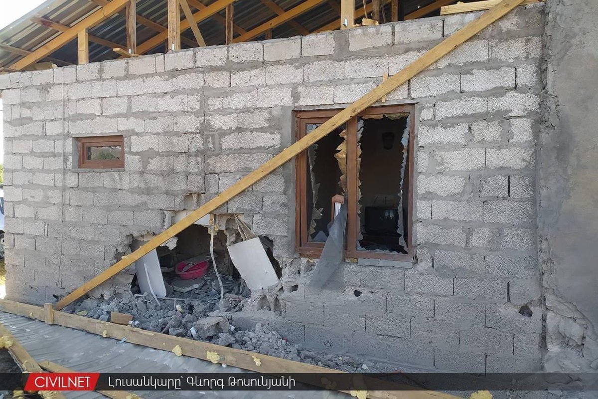 sol_arpi's tweet photo. #Armenia's #Sotk community after the Azerbaijani shelling. Houses of peaceful residents of #Armenia destroyed by Azerbaijani targeted attacks. https://t.co/etaDHIJqyk