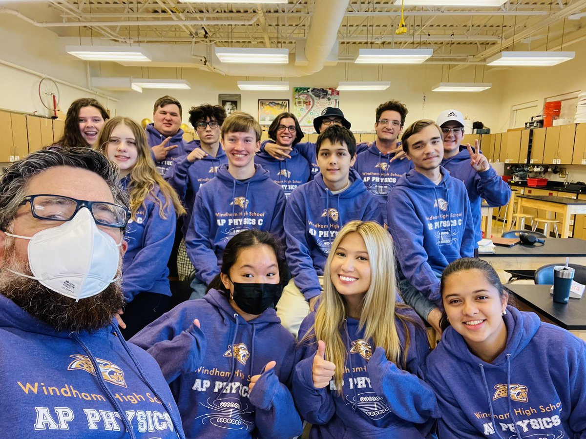 We’re very fortunate to have sponsors for our physics swag tradition. APPC hoodies are IN! Many thanks to Access Tent Windham, Kinetic Precision, &amp; anonymous! #nerdpride