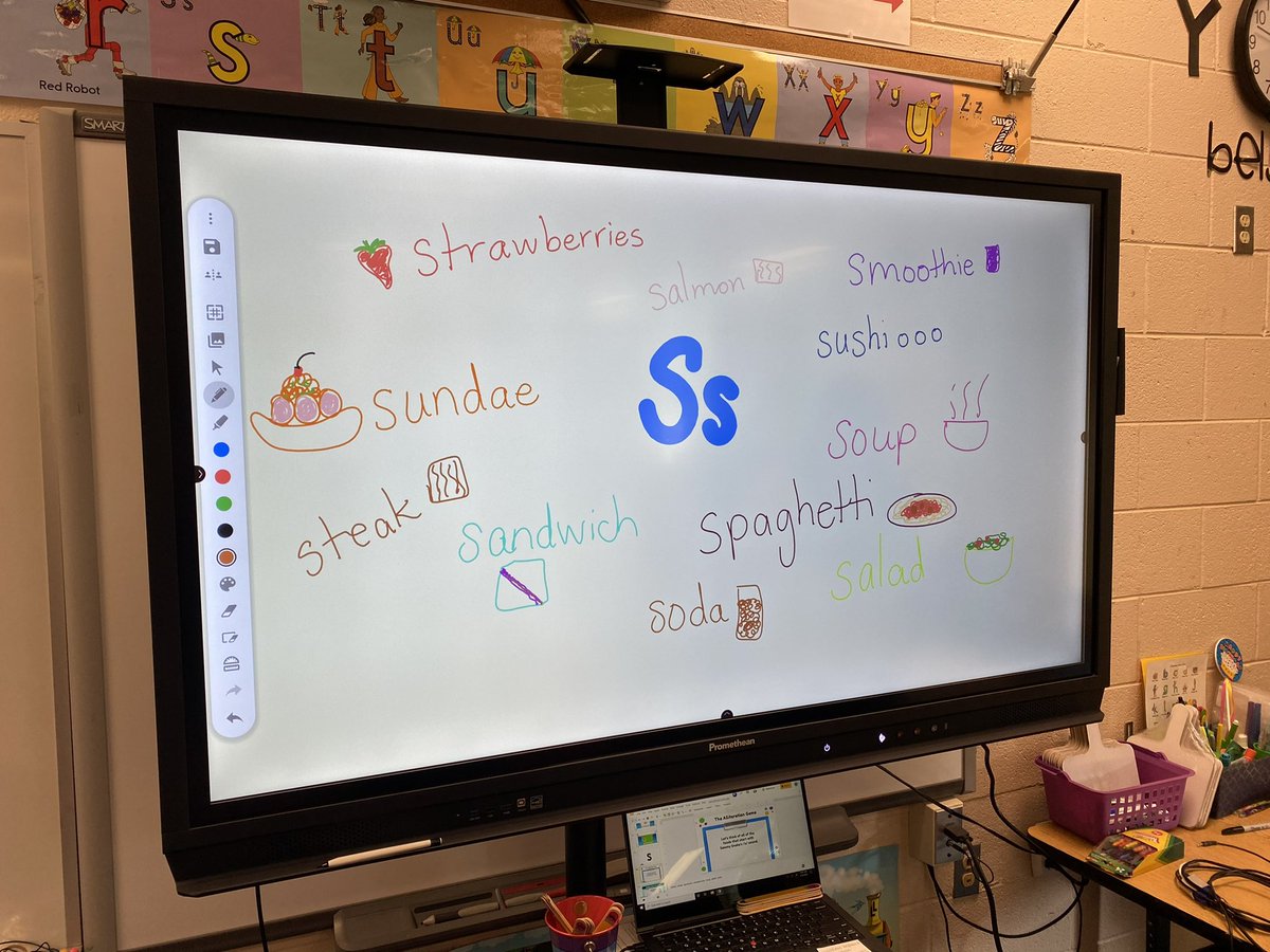 KinderSAILing's tweet photo. Using our new Promethean board…so exciting!!#OCEStrongerTogether @ErinKelleyMay @jmboyer @AshleyPCharles @OliveChapelElem https://t.co/1LqFQMeSrx