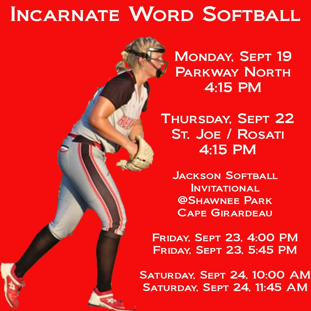 SophiaMOtten's tweet photo. Our 6 games next week. https://t.co/LFNkouXDaG