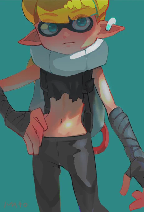 ヒーローモードのアーマーなしイカちゃん良き#スプラトゥーン3 #splatoon3 
