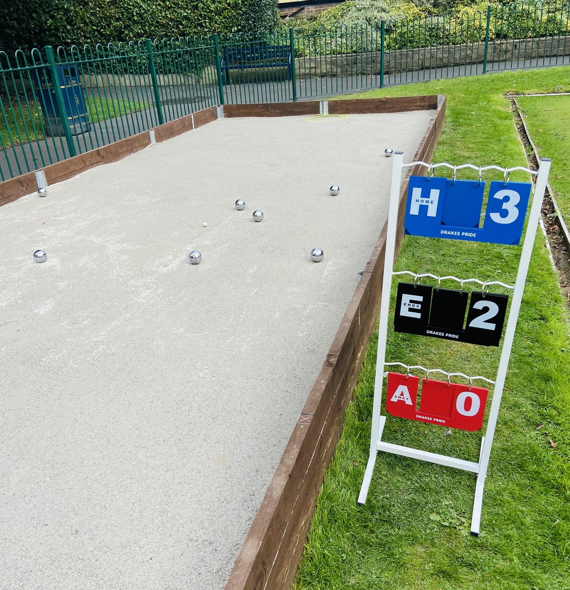 Petonque ready👏members tried and tested ready for Tomorrow,a first for Denton and tameside 👍<a href="/active_tameside/">Active Tameside</a> <a href="/WeActTogether/">Action Together</a> <a href="/TamesideCorr/">Tameside Correspondent</a> <a href="/newsintameside/">Tameside Reporter</a> <a href="/GwynneMP/">Andrew Gwynne MP</a> <a href="/Cllrdeniseward/">Cllr Denise ward</a> <a href="/vincentricci123/">Cllr Vincent Ricci</a> <a href="/GwynneCllr/">Allison Gwynne</a> #Denton #Tameside
