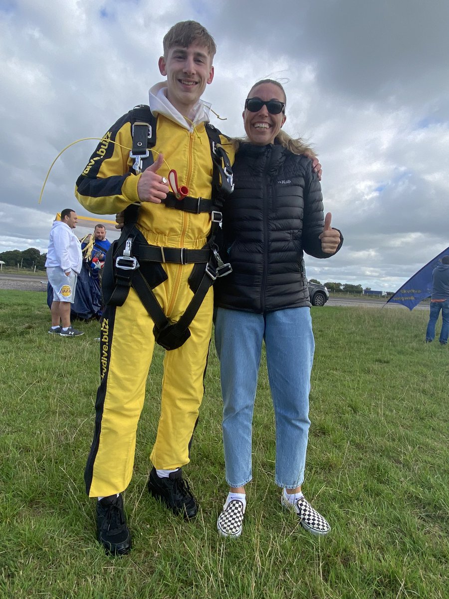 mariaboard2's tweet photo. He did it! 🙌🏼💙🥰 absolutely buzzing and can’t wait to do it again! https://t.co/KQVgYN1ScT