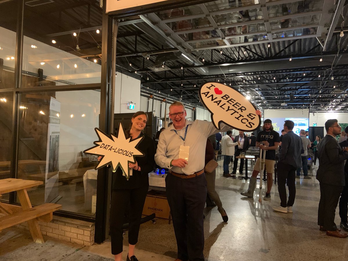 BronsonGroup's tweet photo. Thank you to everyone who came out to Beer & Analytics Toronto this week. Exceptional presentations and great conversations had among all about data management practices. Thank you to @HighParkBrewery for hosting!
See you in Ottawa on October 11th!
#beerandanalytics https://t.co/ZfjRfAm6mh