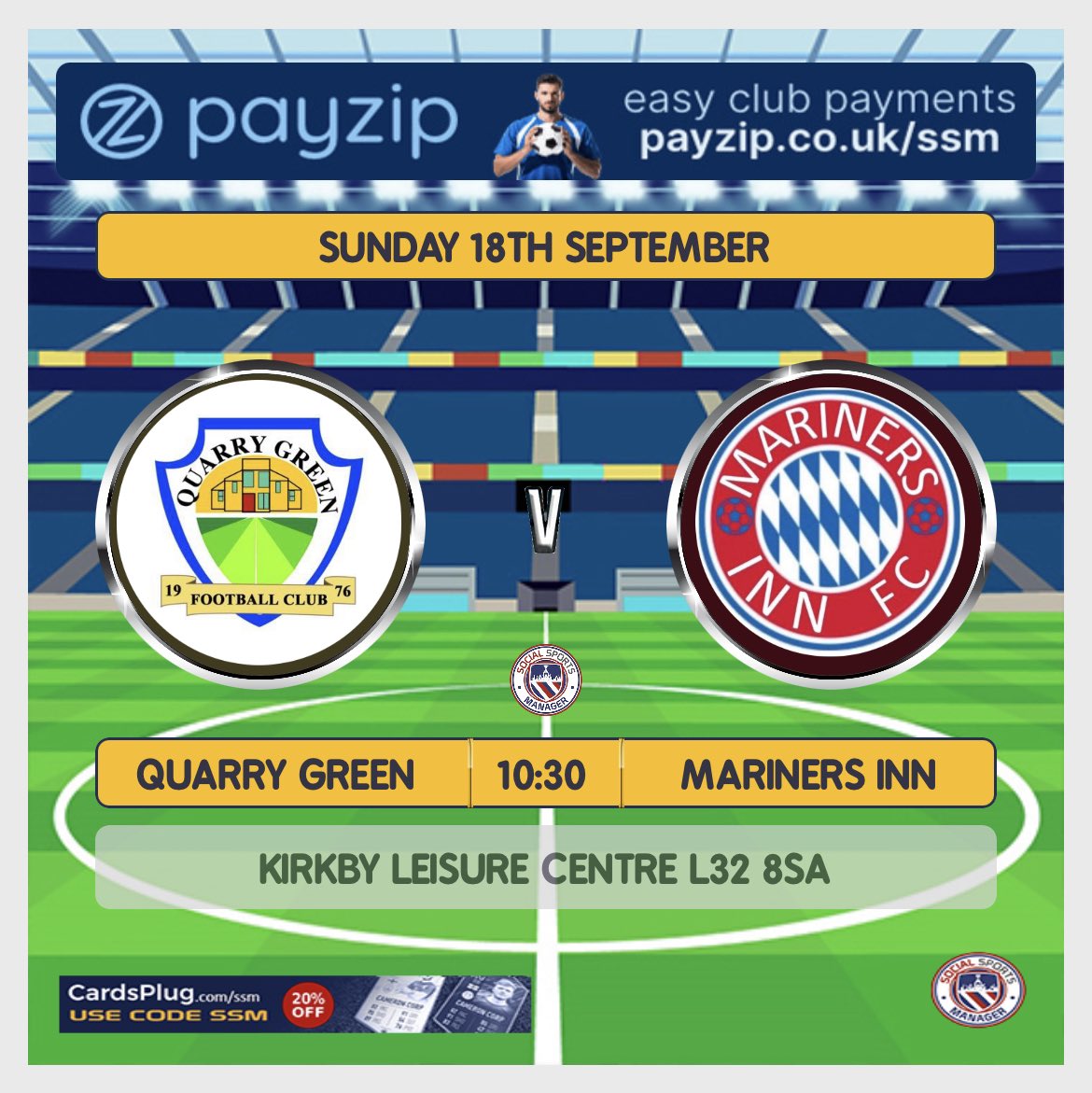 FantailFC1's tweet photo. Game on!! Kirkby derby! Can’t wait for it! #UpTheMainy https://t.co/3SzIWA3xUm
