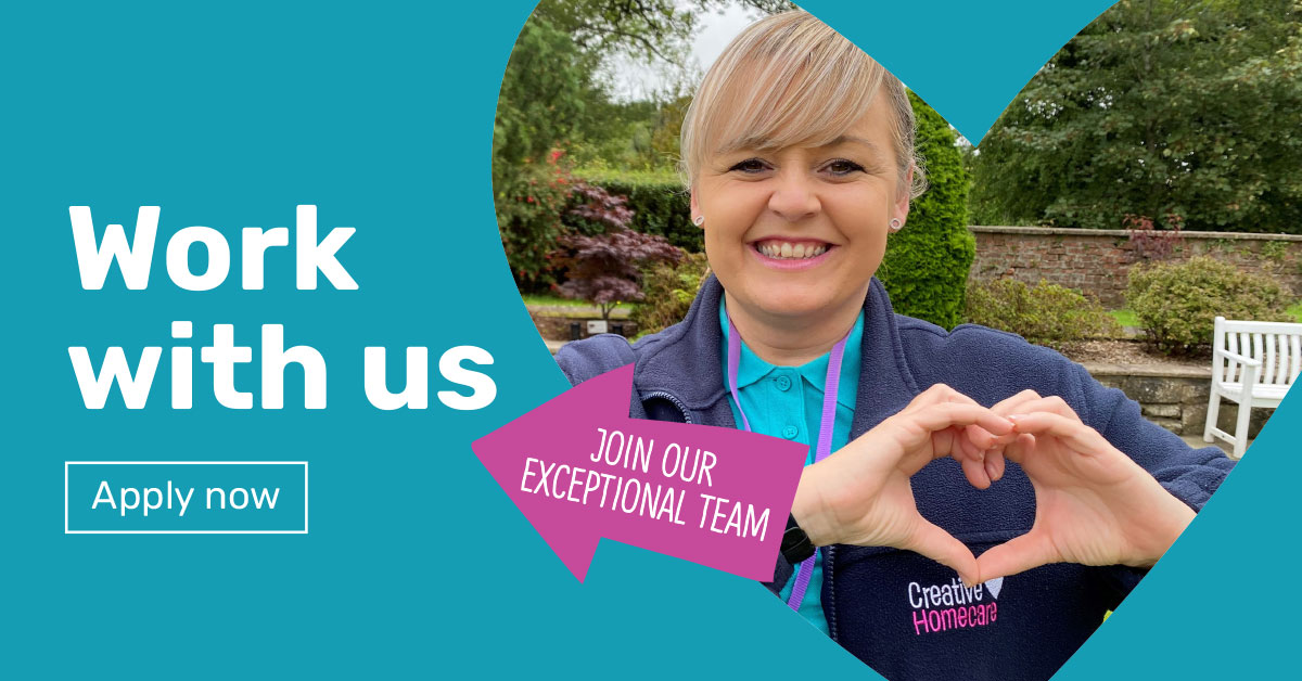 Creative Homecare are hiring in the Callander area for Part Time and Bank Homecare Support Workers.  
Creative Homecare delivers bespoke support to anyone who needs help around the house or with personal care tasks. Find out more or apply at creativehomecare.co.uk/join-our-team/
#CareAtHome